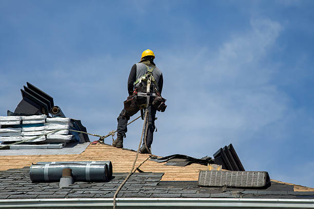 Professional Roof Repair technician working in Montpelier, IN